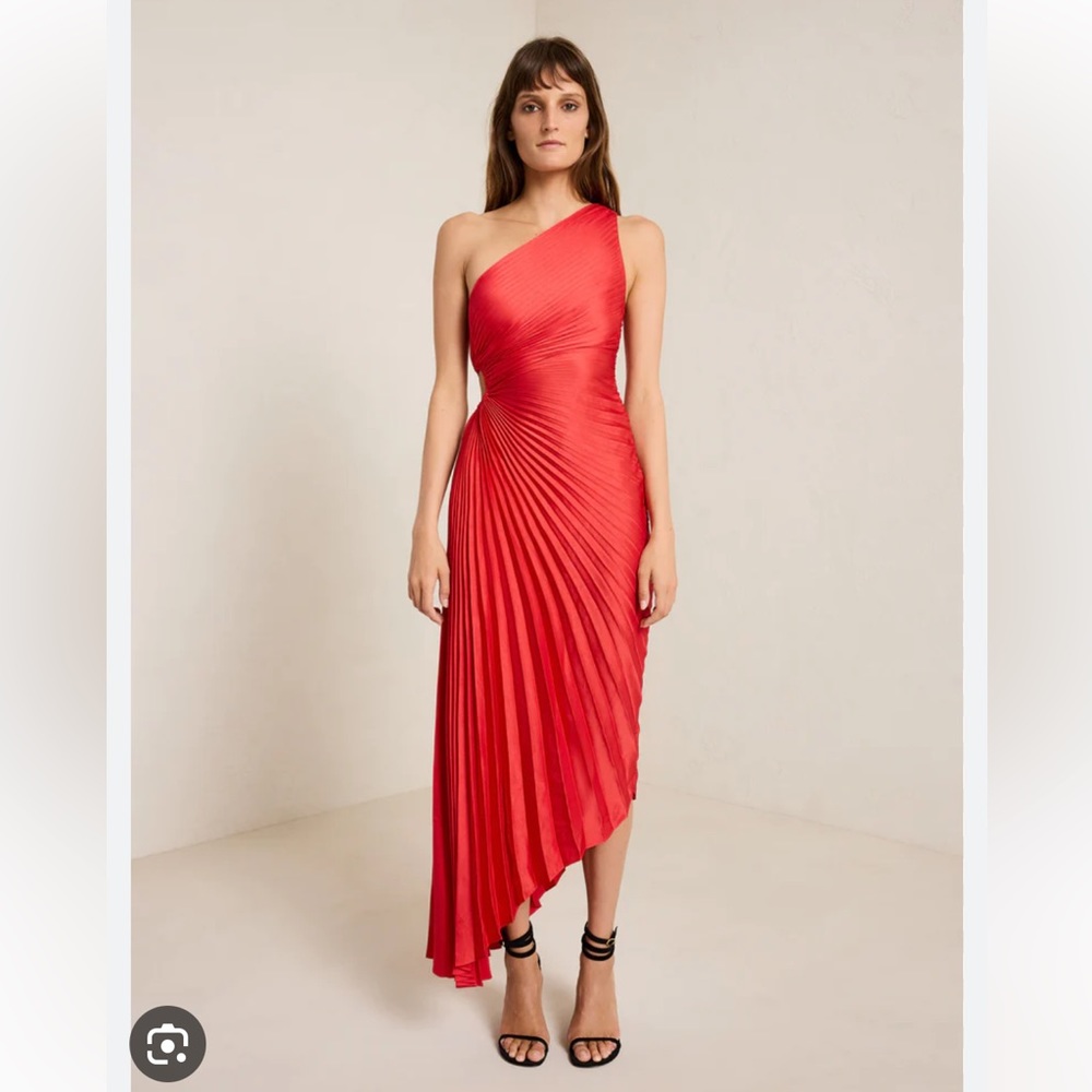 A.L.C Delfina Dress Red